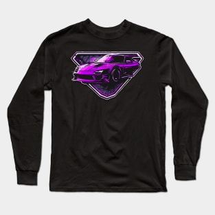 Purple car Long Sleeve T-Shirt